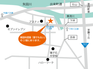 三重県からアクセス便利な名古屋千種教室のバス停より
